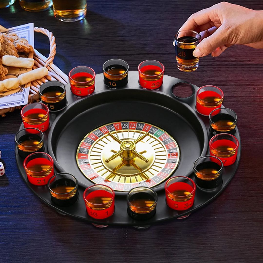 LA MEJOR JUERGA CON LA RULETA SHOTS.