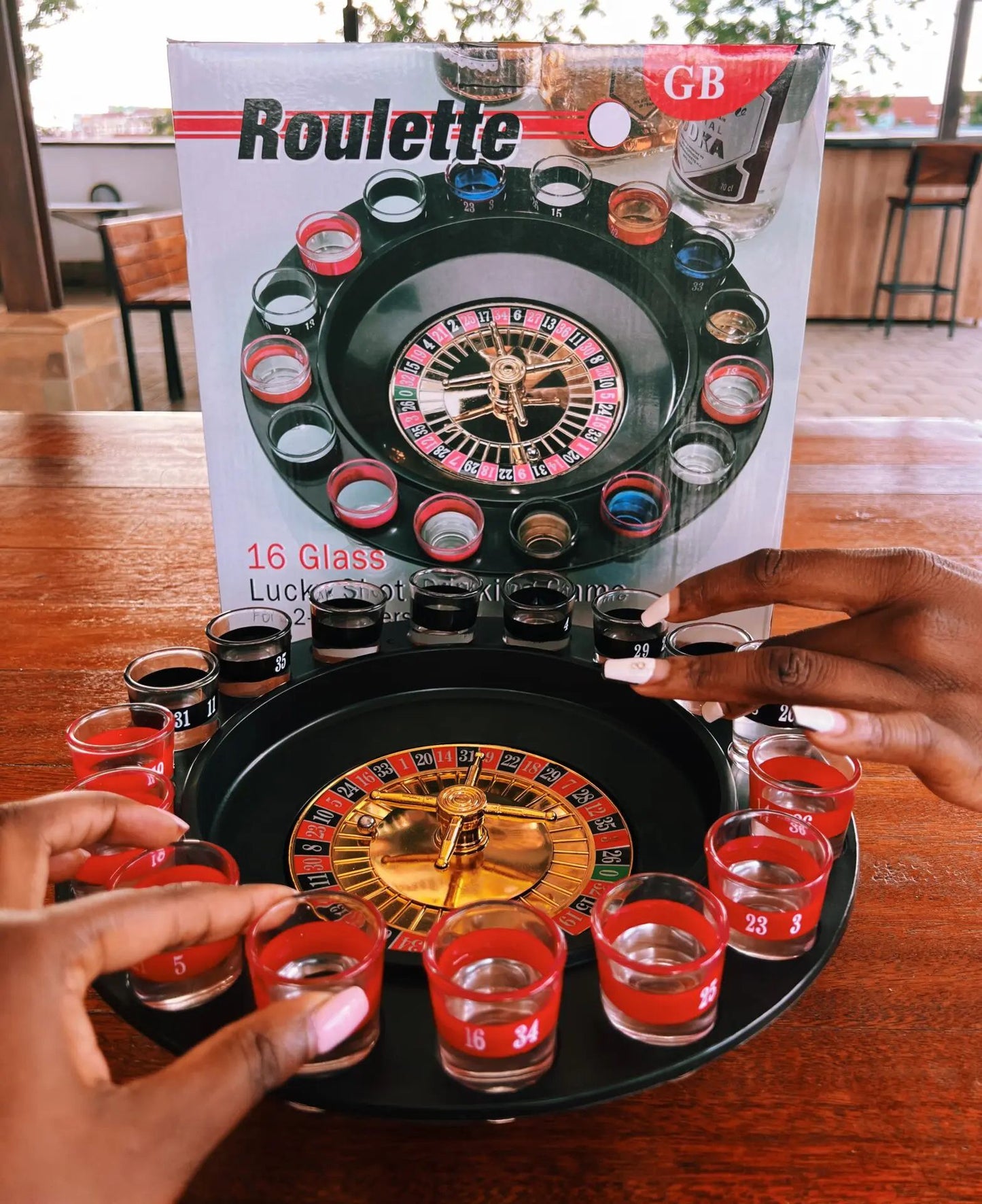 LA MEJOR JUERGA CON LA RULETA SHOTS.